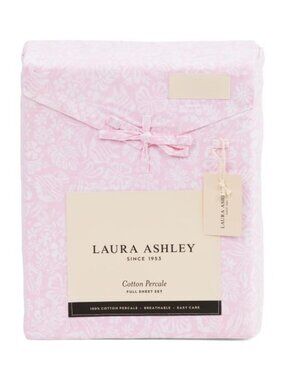 LAURA ASHLEY Cotton Floral Sheet Set